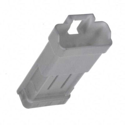 3 Rectangular Connectors - Housings Plug Natural 0.197