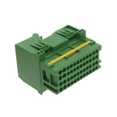48 Rectangular Connectors - Housings Plug Green - 1