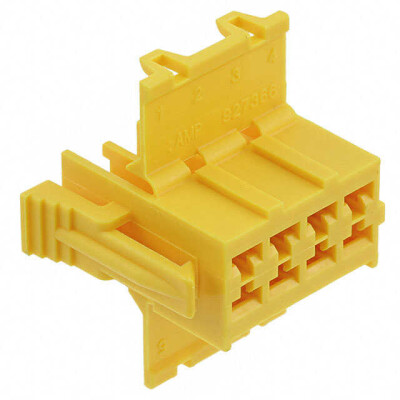 8 Rectangular Connectors - Housings Plug Yellow - 1