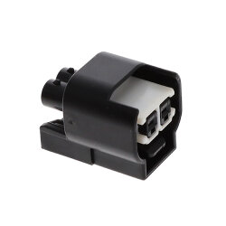 2 Rectangular Connectors - Housings Plug Black - TE Connectivity AMP Connectors
