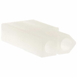 2 Rectangular Connectors - Housings Receptacle Natural 0.248