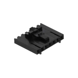 7 Rectangular Connectors - Housings Receptacle Black 0.100