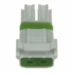 2 Rectangular Connectors - Housings Receptacle Natural 0.197