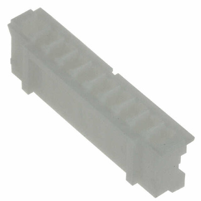 10 Rectangular Connectors - Housings Receptacle Natural 0.079