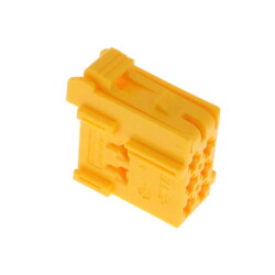 6 Rectangular Connectors - Housings Receptacle Yellow 0.197