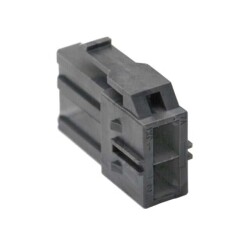 2 Rectangular Connectors - Housings Receptacle Black - Molex