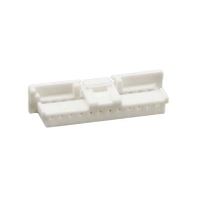 12 Rectangular Connectors - Housings Receptacle White 0.079