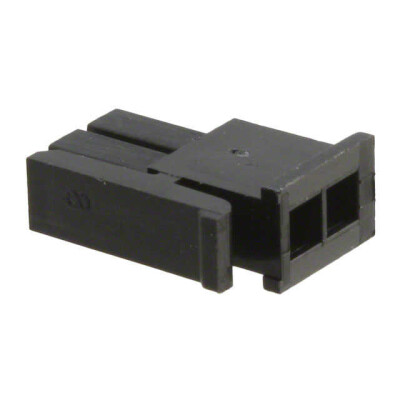 2 Rectangular Connectors - Housings Receptacle Black - 1