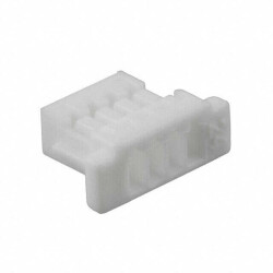 4 Rectangular Connectors - Housings Receptacle White 0.039