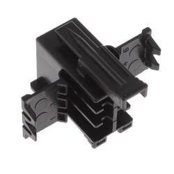 6 Rectangular Connectors - Housings Receptacle Black 0.197