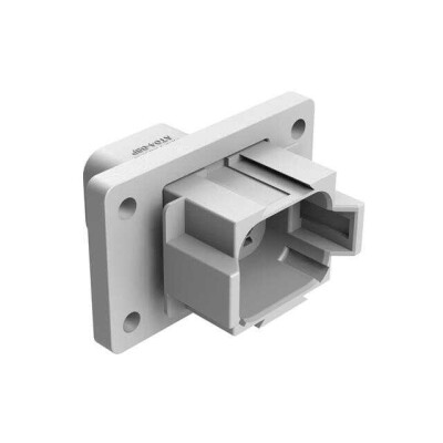 8 Rectangular Connectors - Housings Receptacle Gray - 1