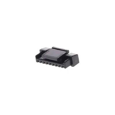 Rectangular Connectors - Housings Receptacle Black 0.049