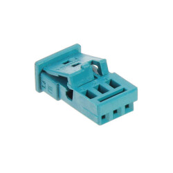 3 Rectangular Connectors - Housings Receptacle Blue 0.100