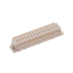 30 Rectangular Connectors - Housings Receptacle Beige 0.049