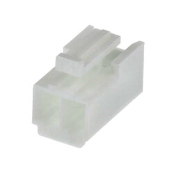 2 Rectangular Connectors - Housings Receptacle Natural 0.156