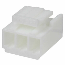 3 Rectangular Connectors - Housings Receptacle Natural 0.156