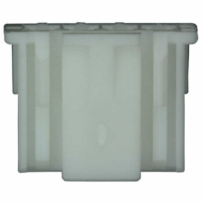 4 Rectangular Connectors - Housings Receptacle Natural 0.098