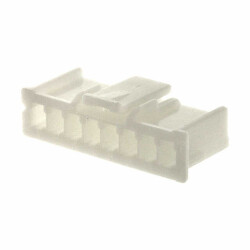 8 Rectangular Connectors - Housings Receptacle Natural 0.098