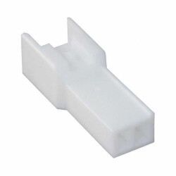 2 Rectangular Connectors - Housings Receptacle Natural 0.098