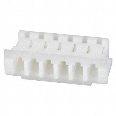 6 Rectangular Connectors - Housings Receptacle Natural 0.059