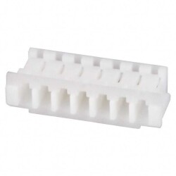7 Rectangular Connectors - Housings Receptacle Natural 0.059