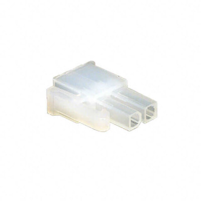2 Position Rectangular Housing Connector Receptacle Natural - 1