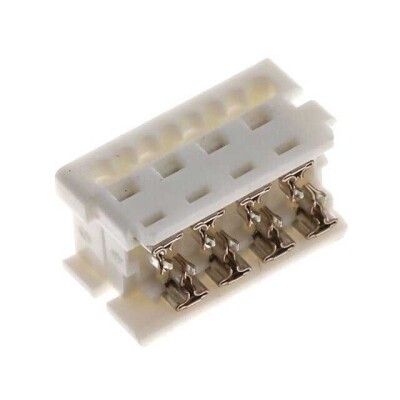 8 Position Rectangular Receptacle Connector IDC Tin 26-28 AWG - 1