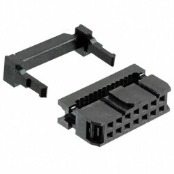 14 Position Rectangular Receptacle Connector IDC Gold 28 AWG - Würth Elektronik