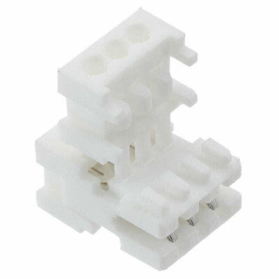 3 Position Rectangular Receptacle Connector IDC Tin 22-24 AWG - 1