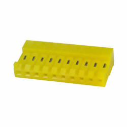 10 Position Rectangular Receptacle Connector IDC Tin 20 AWG - TE Connectivity AMP Connectors