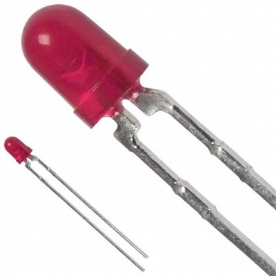 Red 626nm LED Indication - Discrete 1.9V Radial - 1