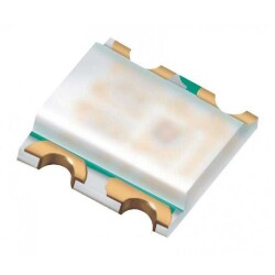 Red, Green, Blue (RGB) LED Indication - Discrete 1.8V Red, 2.8V Green, 2.8V Blue 0606 (1616 Metric) - Everlight Electronics Co Ltd