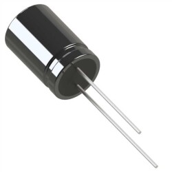 100 µF 63 V Aluminum Electrolytic Capacitors Radial, Can 3000 Hrs @ 125°C - KYOCERA AVX