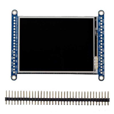 Resistive Graphic LCD Display Module Transmissive Red, Green, Blue (RGB) TFT - Color Parallel, 8-Bit, SPI 2.8