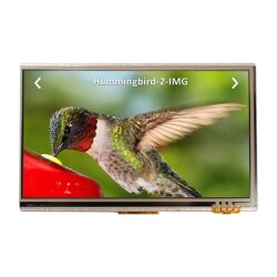 Resistive Graphic LCD Display Module Transmissive Red, Green, Blue (RGB) TFT - Color Parallel, 24-Bit (RGB) 7