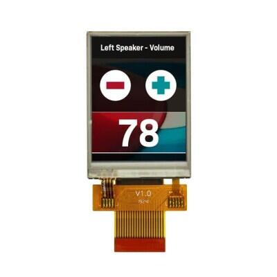 Resistive Graphic LCD Display Module Transmissive Red, Green, Blue (RGB) TFT - Color SPI 2.4