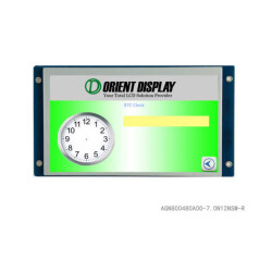 Resistive Graphic LCD Display Module Transmissive Red, Green, Blue (RGB) TFT - Color UART 7