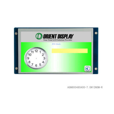 Resistive Graphic LCD Display Module Transmissive Red, Green, Blue (RGB) TFT - Color UART 7