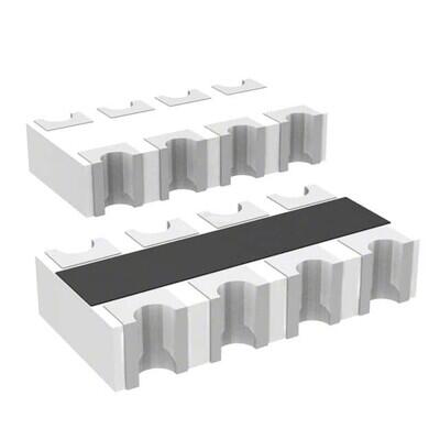 220 Ohm ±5% 62.5mW Power Per Element Isolated 4 Resistor Network/Array ±200ppm/°C 1206 (3216 Metric), Concave, Long Side Terminals - 1