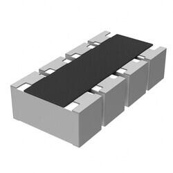 33 Ohm ±1% 62.5mW Power Per Element Isolated 4 Resistor Network/Array ±200ppm/°C 0804, Convex, Long Side Terminals - 1