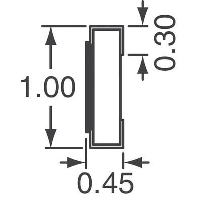 33 Ohm ±1% 62.5mW Power Per Element Isolated 4 Resistor Network/Array ±200ppm/°C 0804, Convex, Long Side Terminals - 3