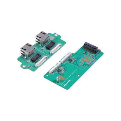 reTerminal DM Dual LAN and SSD extension - dual 1 Gigabit Ethernet ports, one NVMe SSD connector - 1