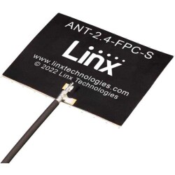 2.45GHz Bluetooth, ISM, Wi-Fi, Zigbee™ PCB Trace RF Antenna 2.4GHz ~ 2.5GHz 4dBi IPEX MHF1 (U.FL) Adhesive - TE Connectivity Linx