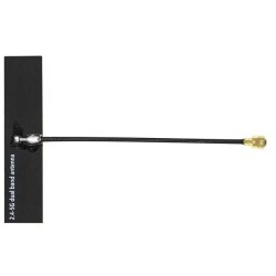 2.45GHz, 5.5GHz Wi-Fi Flat Patch RF Anten 2.4GHz ~ 2.5GHz, 5.15GHz ~ 5.85GHz 7dBi, 7dBi U.FL Adhesive - Quectel