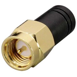 RF ANTENNA ISM, LoRaWAN, LPWA, Sigfox Whip, Straight SMA Male Connector Mount - TE Connectivity Linx