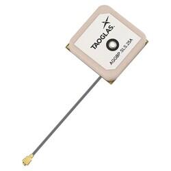 1.561GHz, 1.575GHz, 1.602GHz Beidou, Galileo, GLONASS, GNSS, GPS Ceramic Patch RF Antenna - 2.44dBi, 1.72dBi, 1.67dBi U.FL (UMCC), IPEX MHF1 Surface Mount - 1