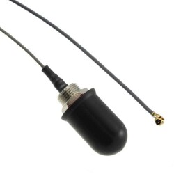 RF ANTENNA Bluetooth, Thread, Wi-Fi, Zigbee™ Dome U.FL (UMCC), I-PEX MHF1 Panel Mount - TE Connectivity Linx