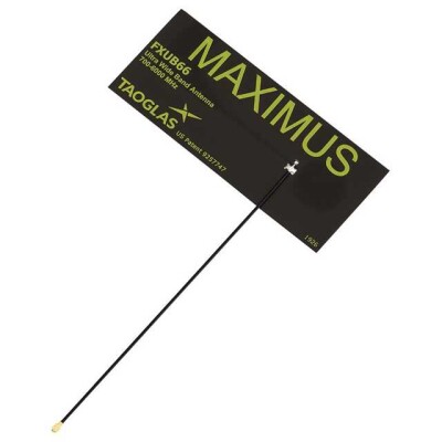 RF ANTENNA CDMA, GPS, GSM, LTE, UMTS, WLAN Flat Patch U.FL (UMCC), I-PEX MHF1 Adhesive - 1