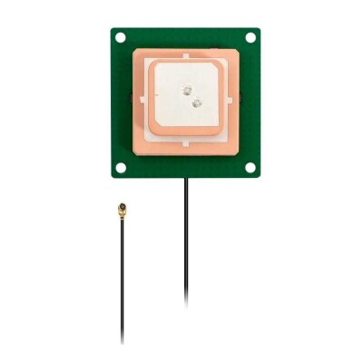 RF ANTENNA GNSS Ceramic Patch I-PEX MHF1 Screw Mount - 1