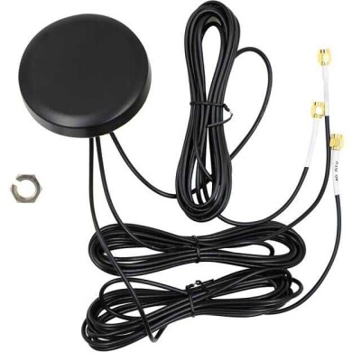RF ANTENNA GNSS, LTE, Wi-Fi Module SMA Male Screw Mount - 1